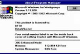 Windows 3.11 (English)